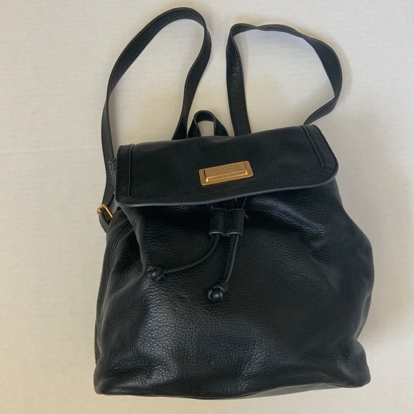 Marc by Marc Jacobs BLACK Pebbled Leather Backpack - Picture 5 of 11